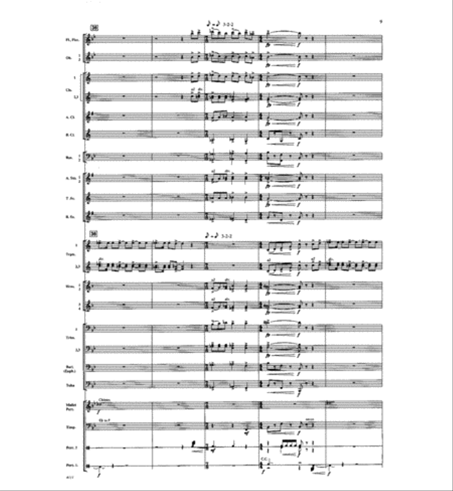 Dawn of a New Day Concert Band scores gallery preview page 8