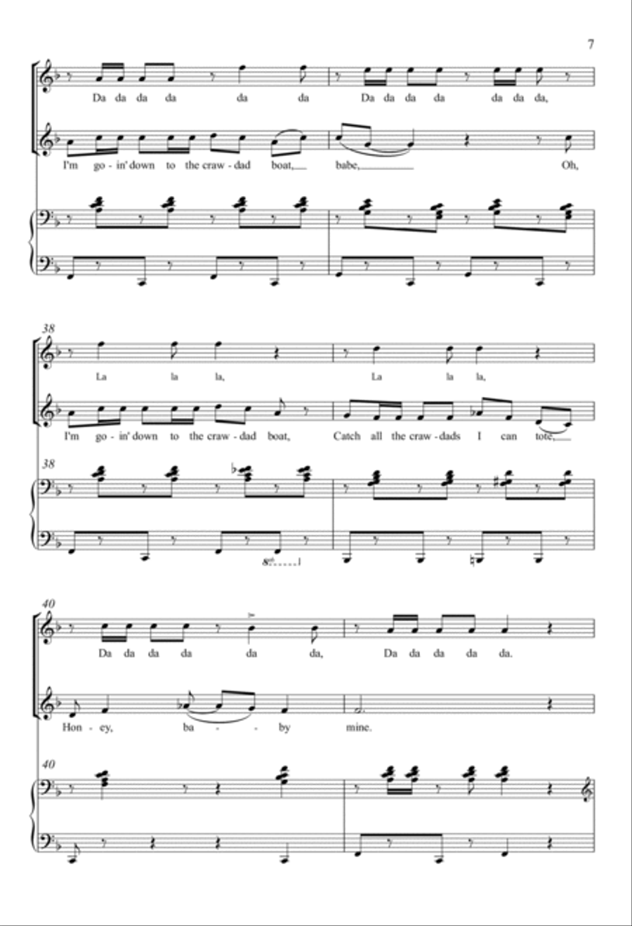The Crawdad Song TB scores gallery preview page 6