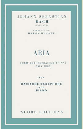Bach Air from Suite No.3 (for Baritone Saxophone and Piano)