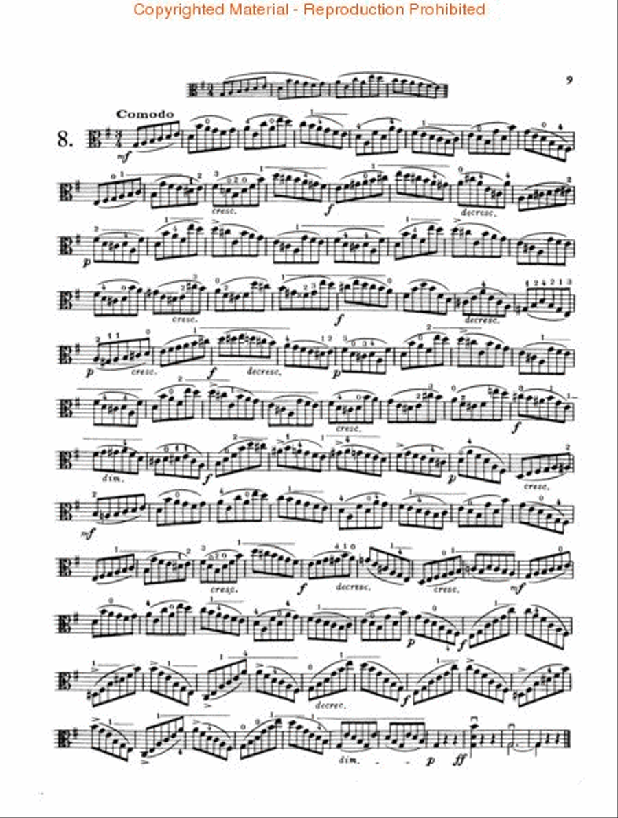 36 Elementary and Progressive Studies Viola scores gallery preview page 4