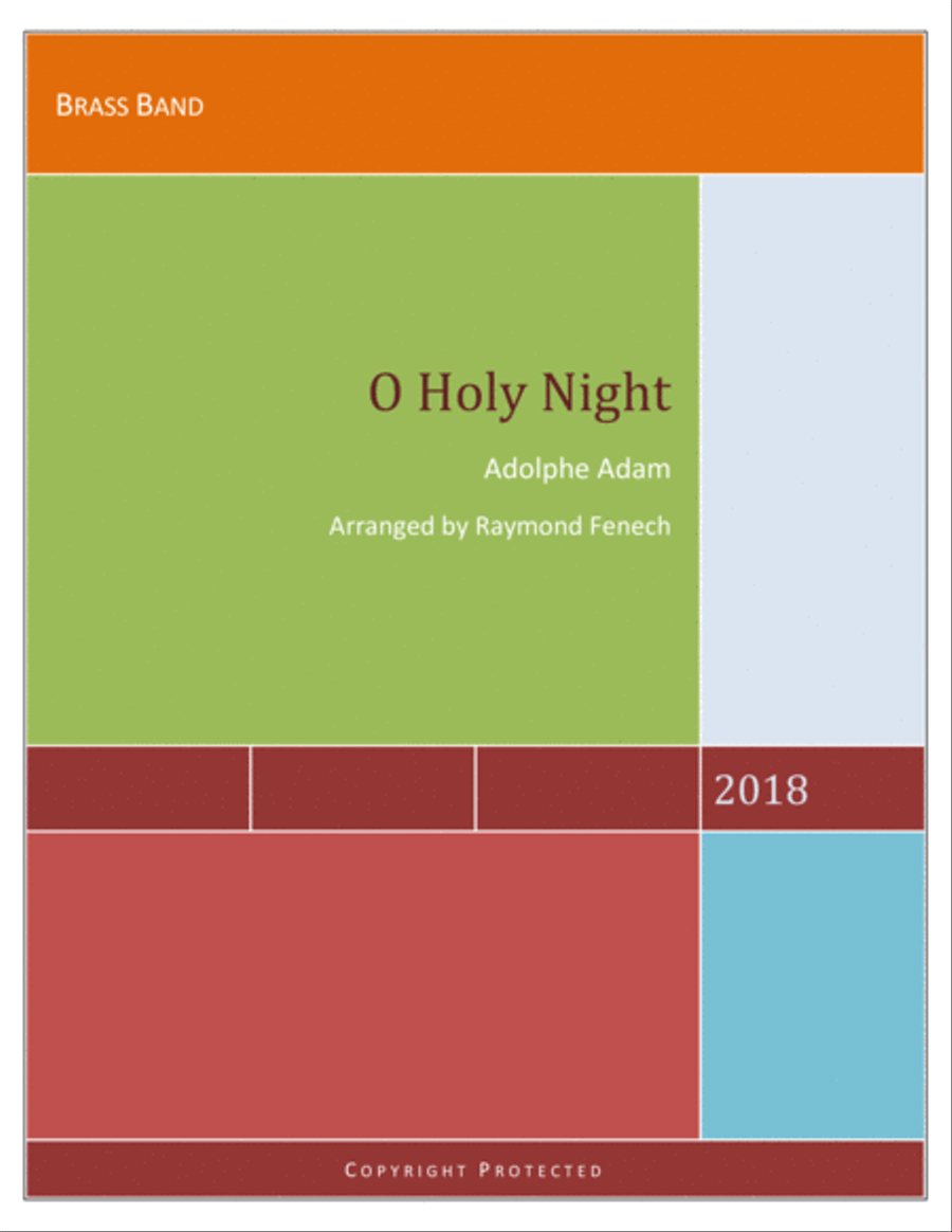 Book cover for O Holy Night - For Brass Band - Intermediate Level