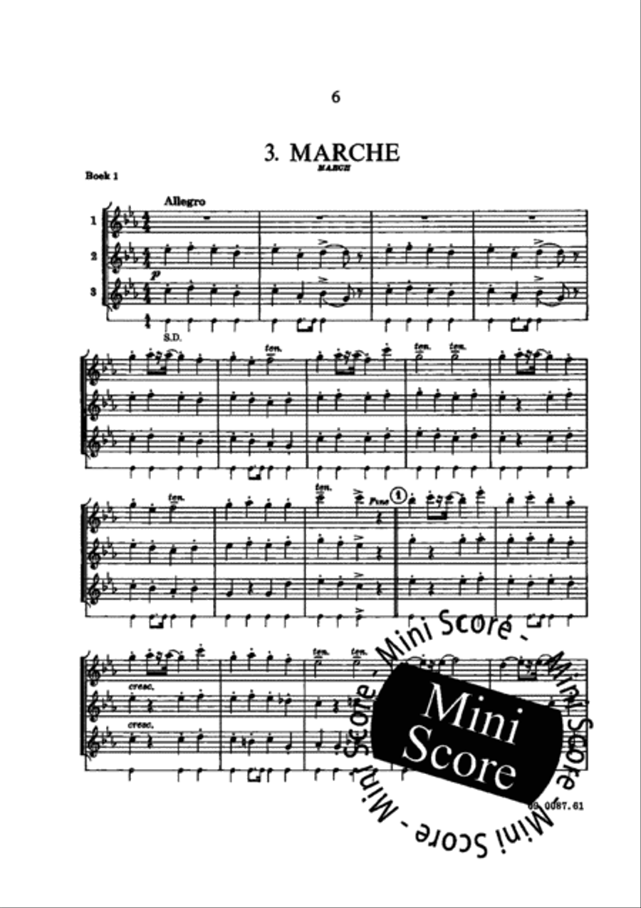 Jeunes Musiciens 1 (Flex 3) Flute Trio scores gallery preview page 10