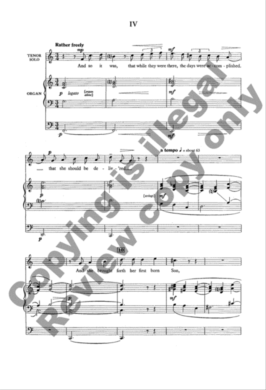 Rejoice, Emmanuel Shall Come 4-Part scores gallery preview page 8
