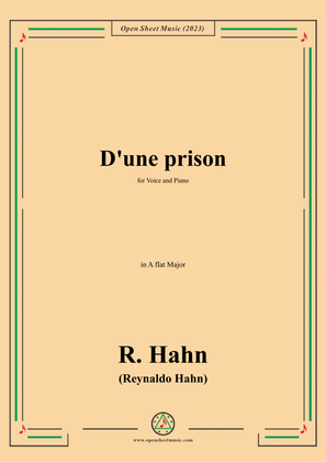 R. Hahn-D'une prison,in A flat Major