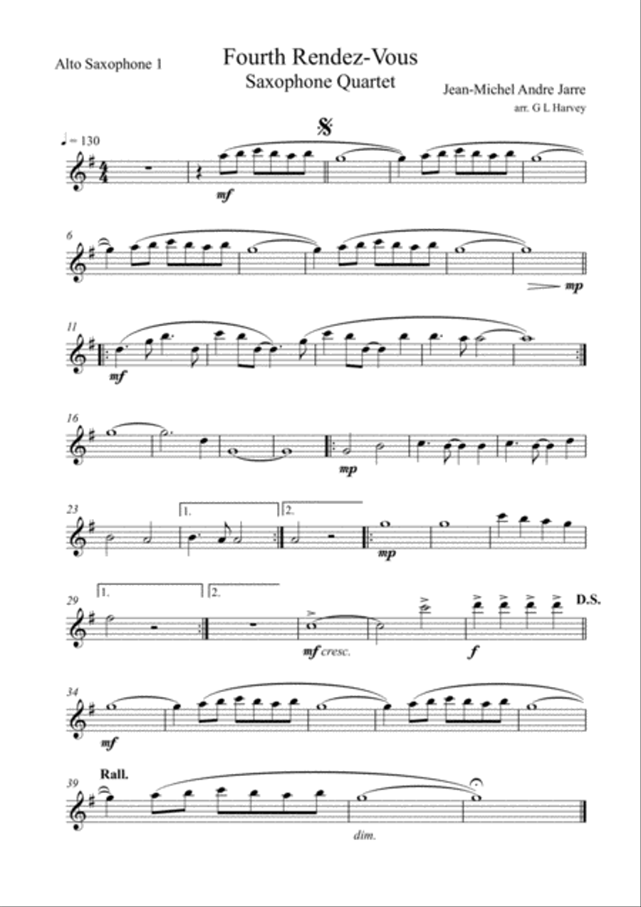 Fourth Rendez Vous Woodwind Quartet scores gallery preview page 5