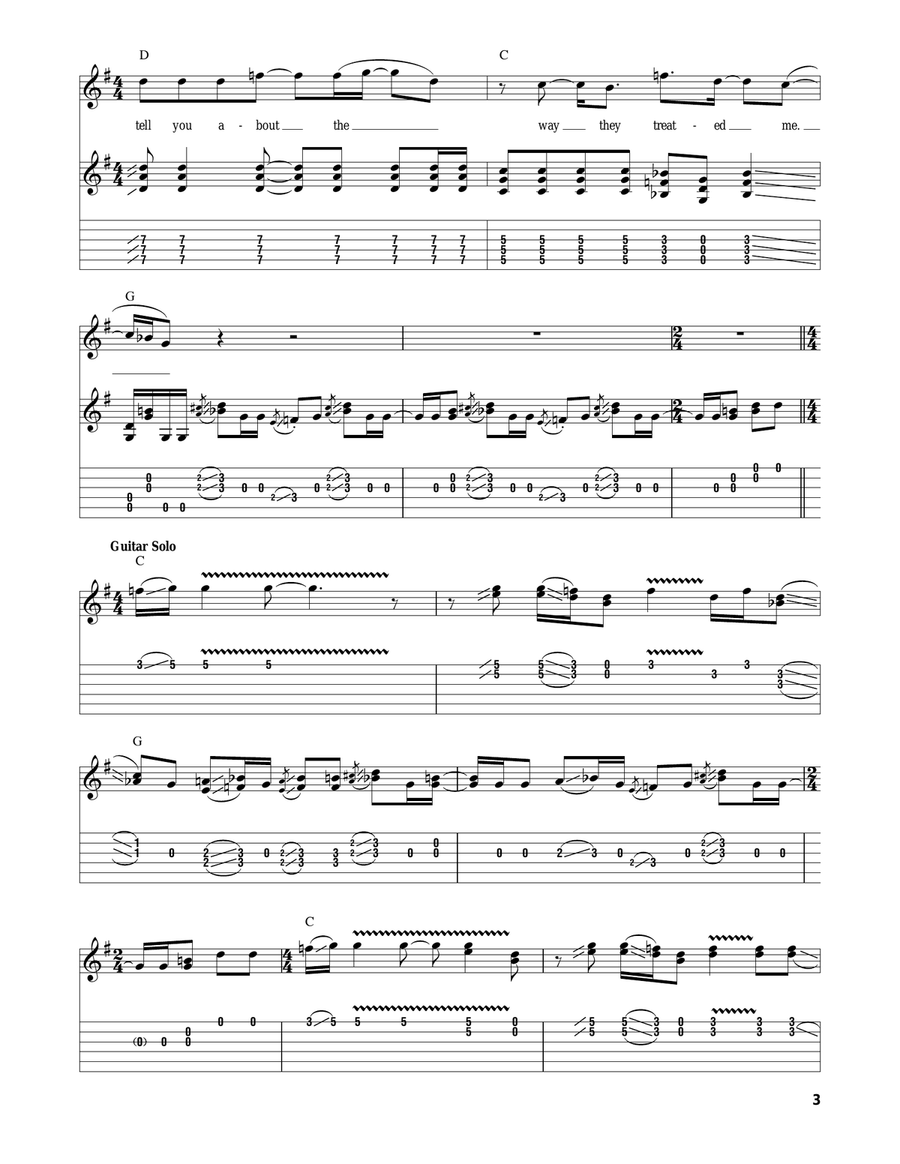 Rollin' And Tumblin' Rollin' And Tumblin' Acoustic Guitar scores gallery preview page 3