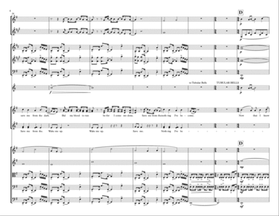 Bring Me To Life Bring Me To Life Large Ensemble scores gallery preview page 4