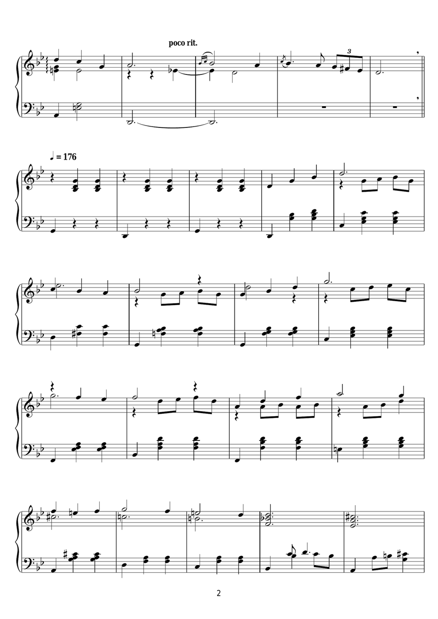 Howl's Moving Castle (The Merry-Go-Round Of Life) Piano Solo scores gallery preview page 2