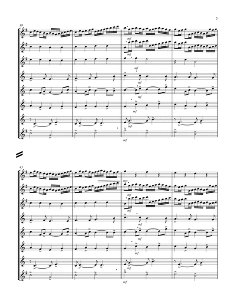 Canon (Pachelbel) (Bb) (Saxophone Octet - 3 Alto, 4 Tenor, 1 Bari) (3 Alto lead) image number null