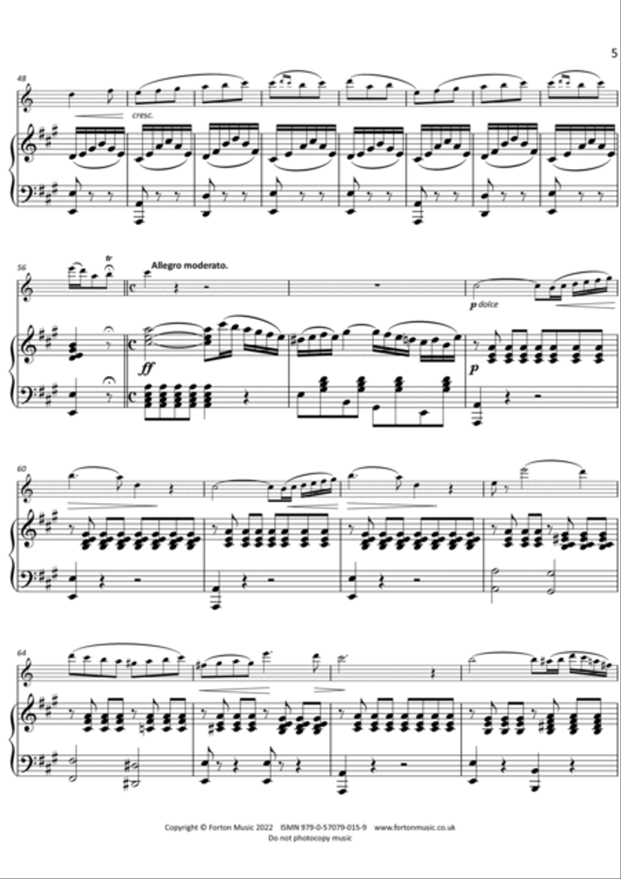 Fantasia on The Bohemian Girl Score and Part scores gallery preview page 5