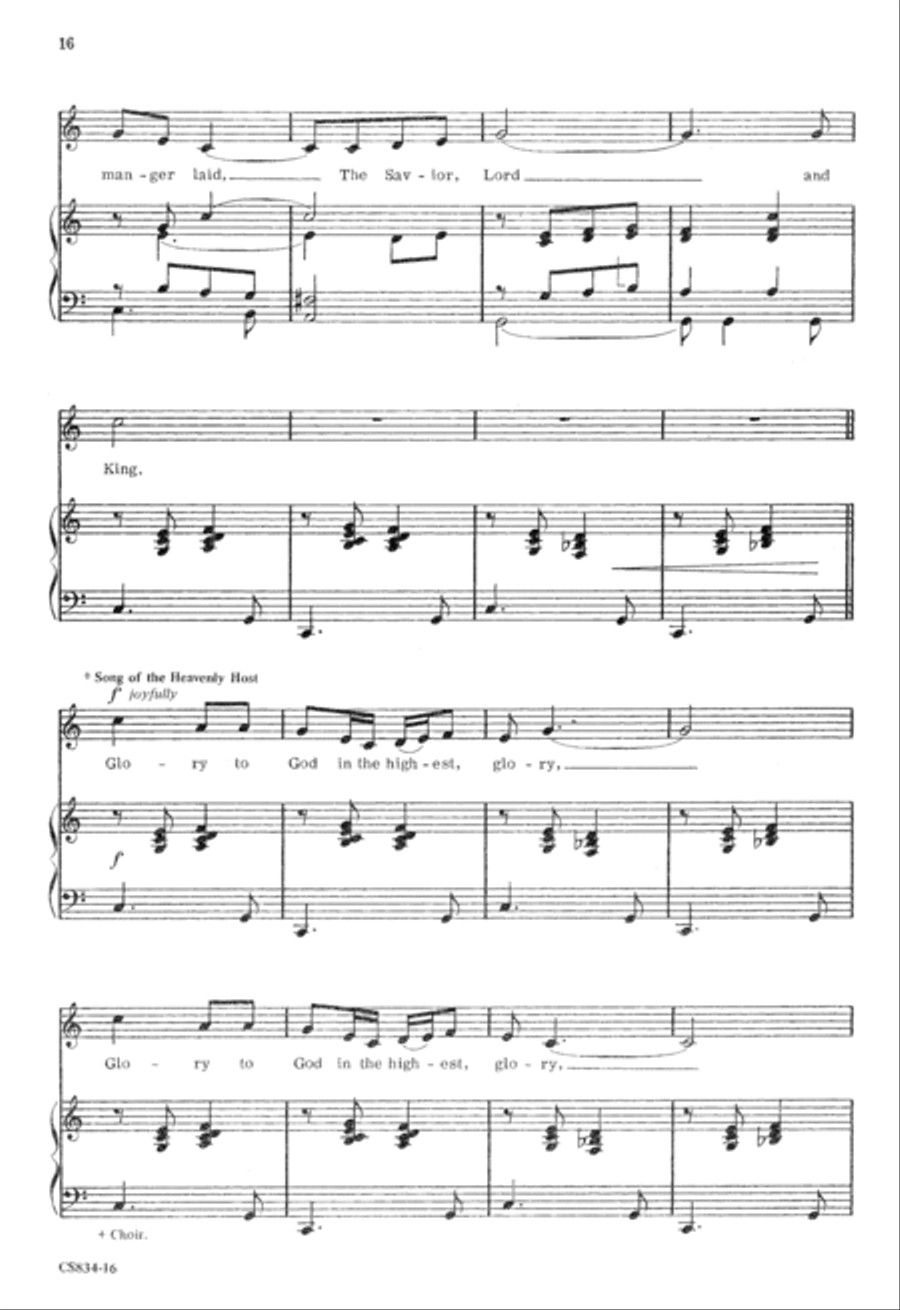 The Brightest Star Unison Choir scores gallery preview page 16