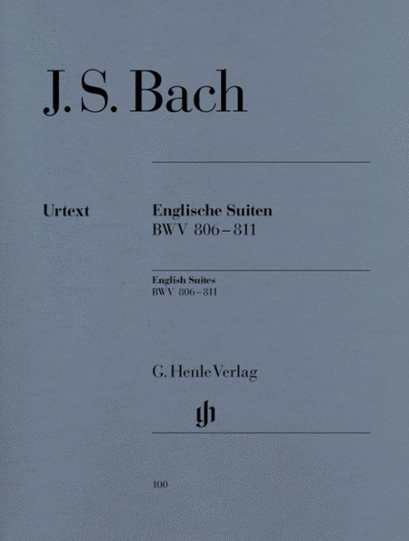 Bach - 6 English Suites Bwv 806-811 Urtext
