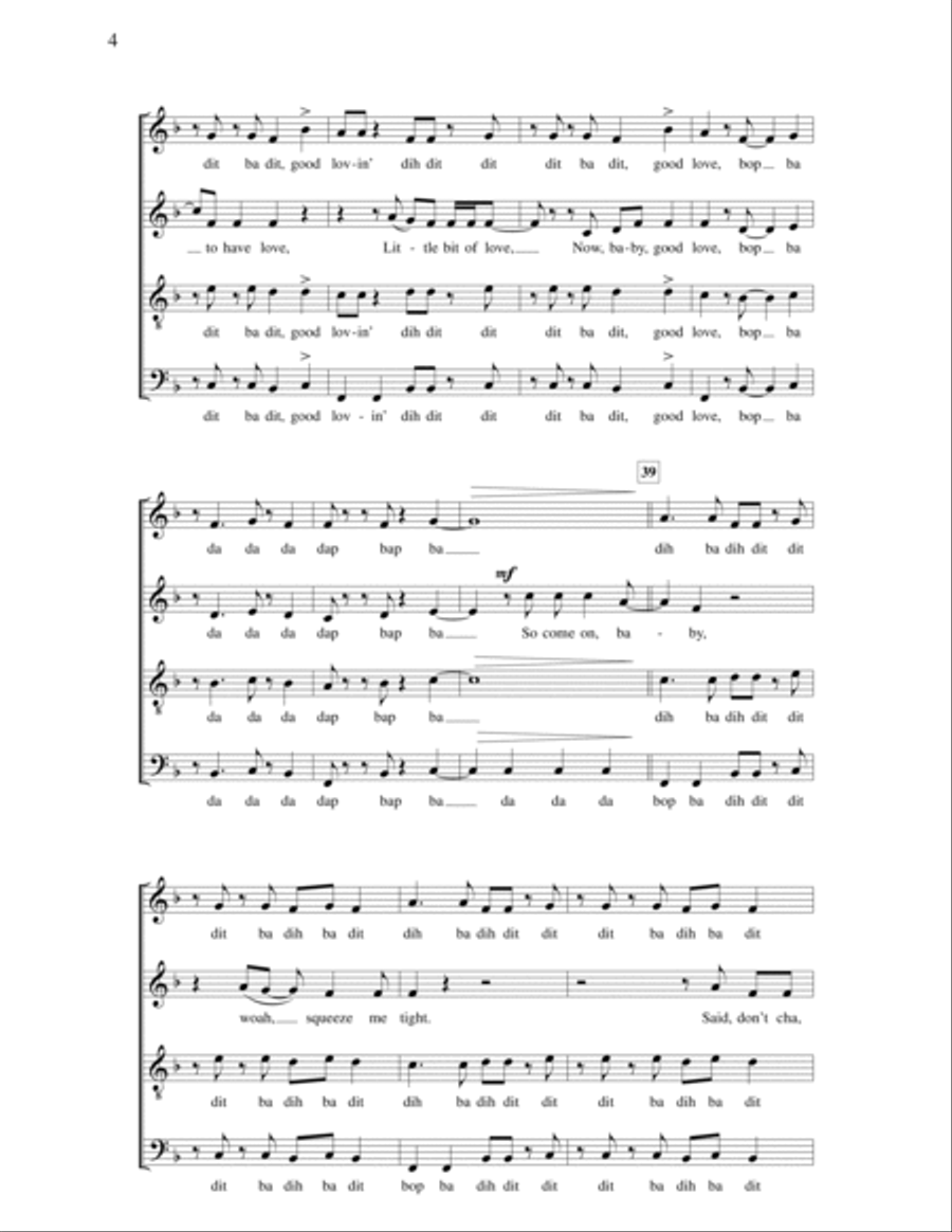Good Lovin' Good Lovin' 4-Part scores gallery preview page 4