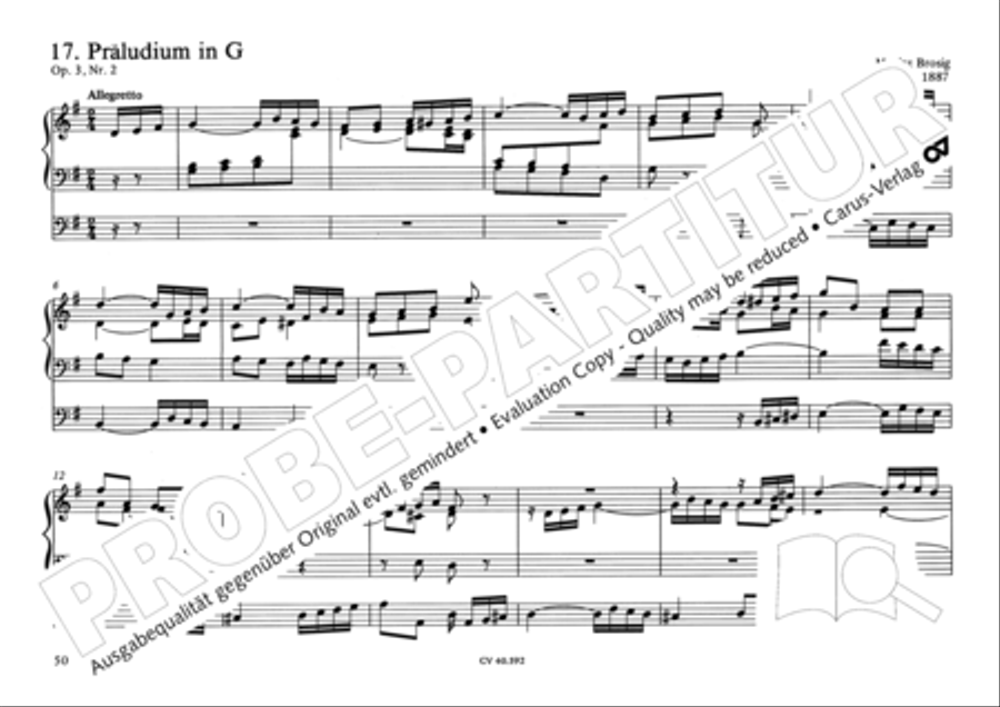 Free Organ Music from the Romantic Period, Vol. II (Freie Orgelmusik der Romantik, Band II) Organ scores gallery preview page 51