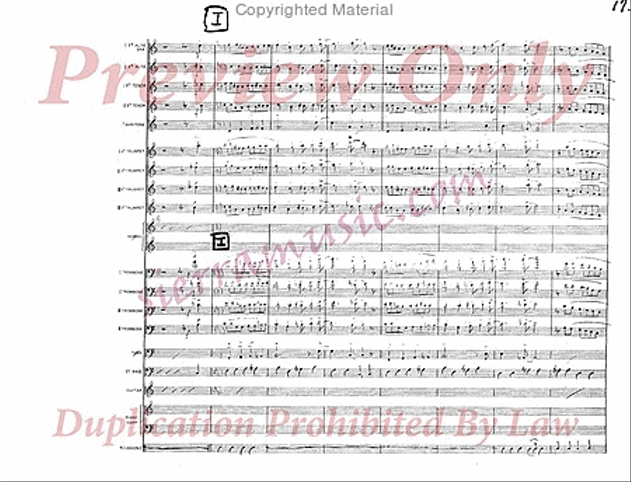 Invention For Guitar And Trumpet Jazz Ensemble scores gallery preview page 18