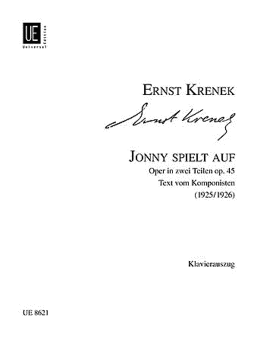 Jonny Spielt Auf Jonny Spielt Auf School and Community scores gallery preview page 1