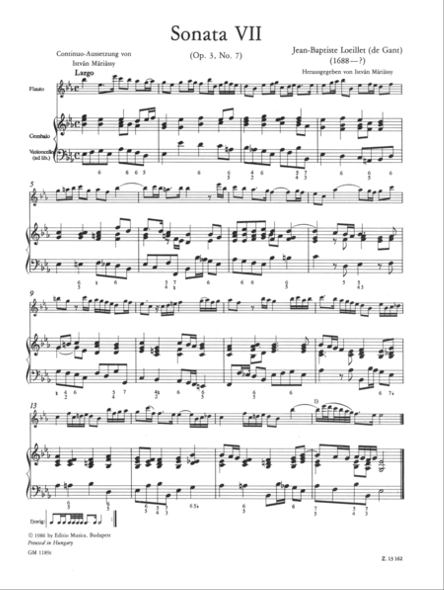 Sonatas 7-9 Flute Solo scores gallery preview page 2