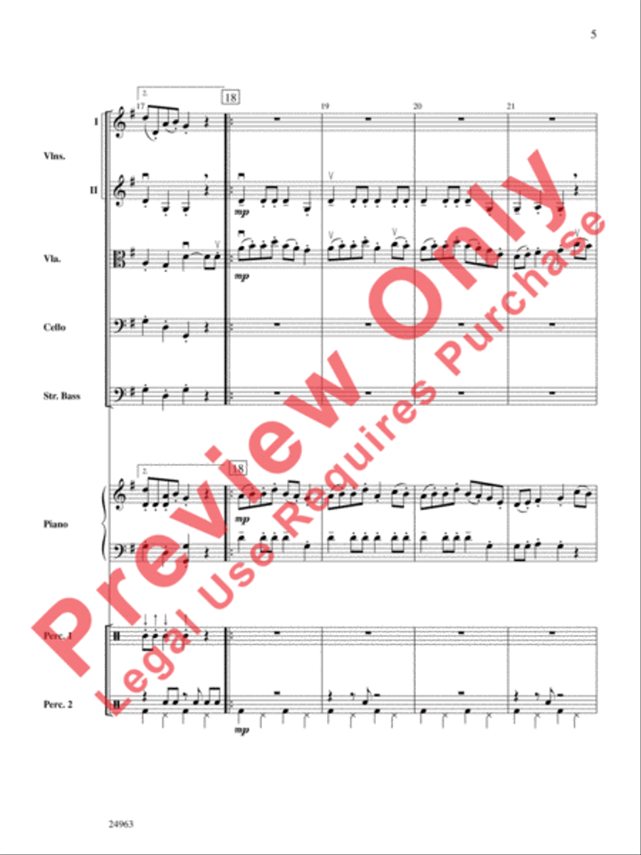 Zydeco Two-Step String Orchestra scores gallery preview page 6