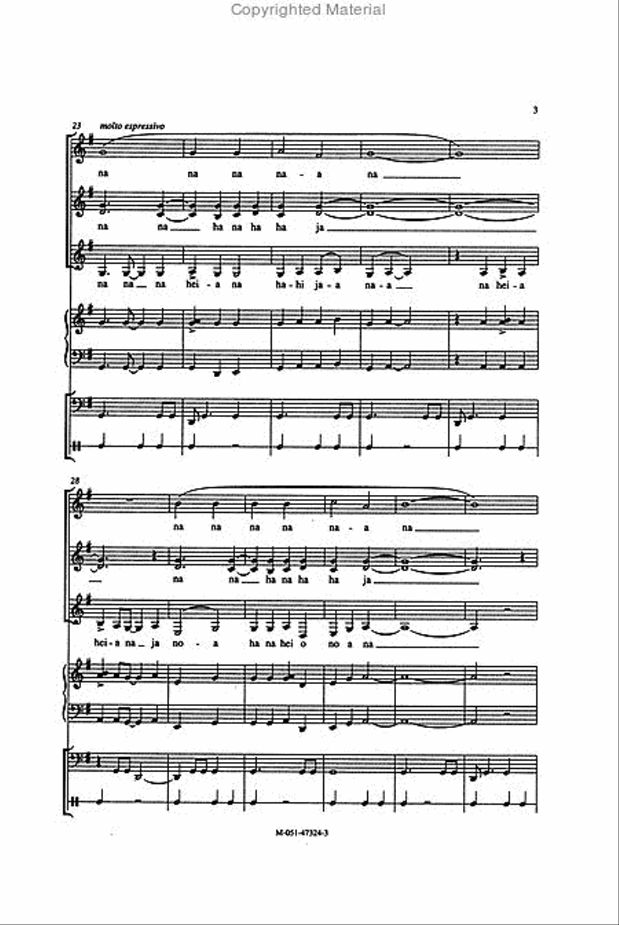 Fairest Lord Jesus 4-Part scores gallery preview page 4