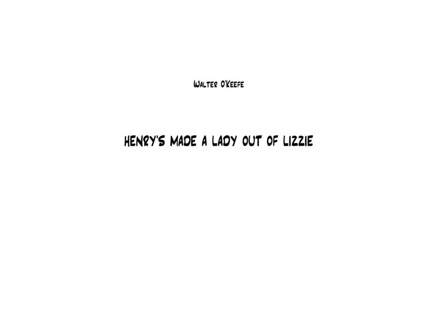 Henry's made a lady out of Lizzia Jazz Ensemble scores gallery preview page 1