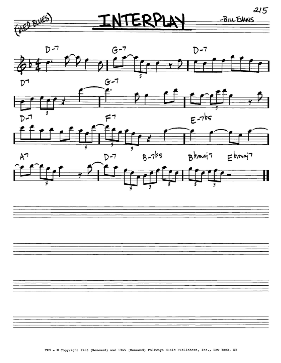 Interplay Interplay E-Flat Instrument scores gallery preview page 1