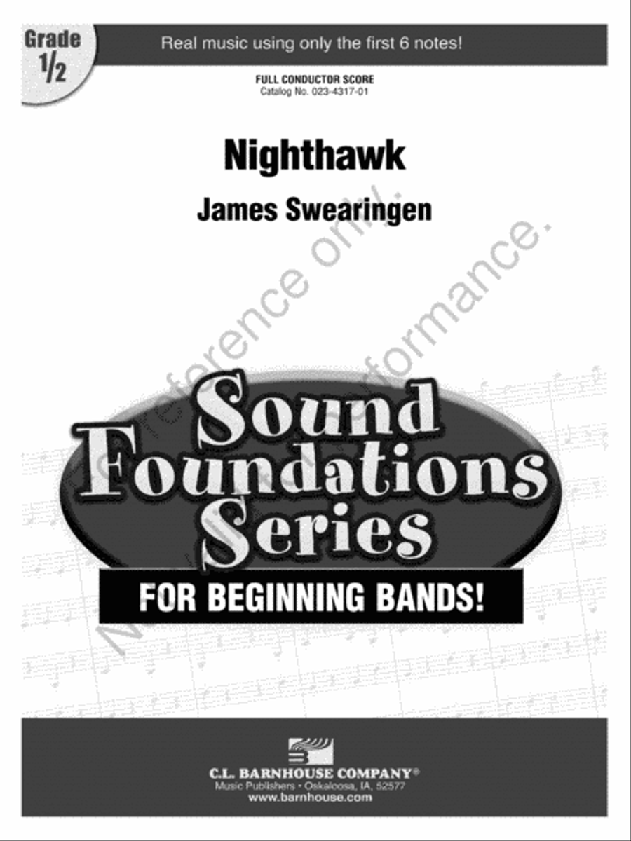 Nighthawk Concert Band scores gallery preview page 2