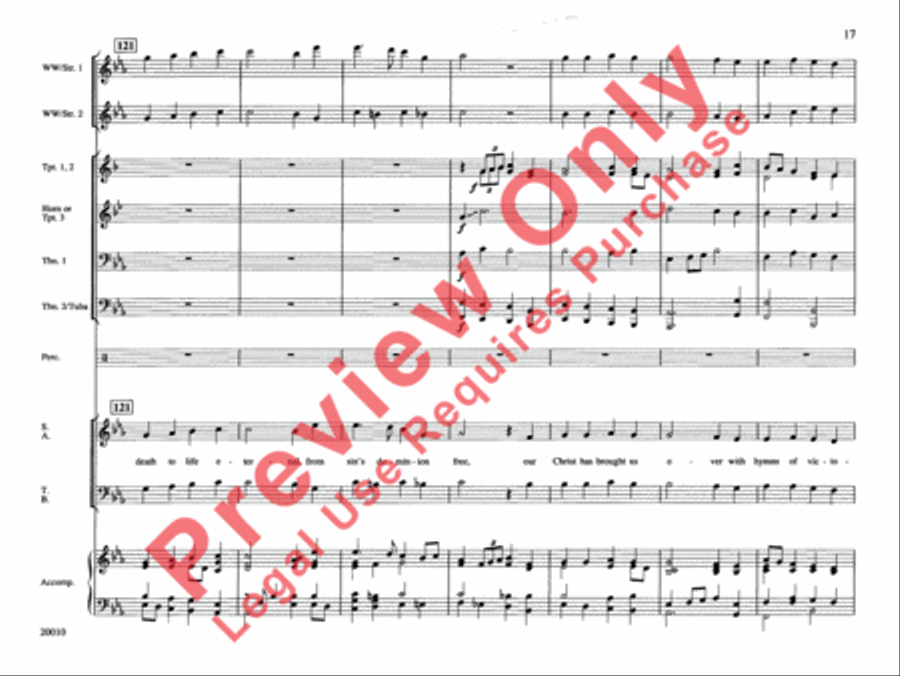 He Is Risen! Choir scores gallery preview page 18