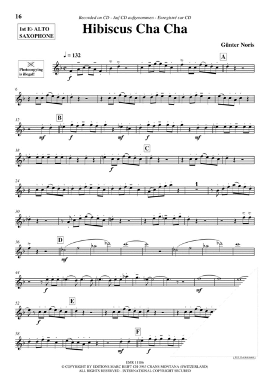 Play The 1st Alto Sax With The Ballroom Dance Orchestra Vol. 5 Alto Saxophone scores gallery preview page 14