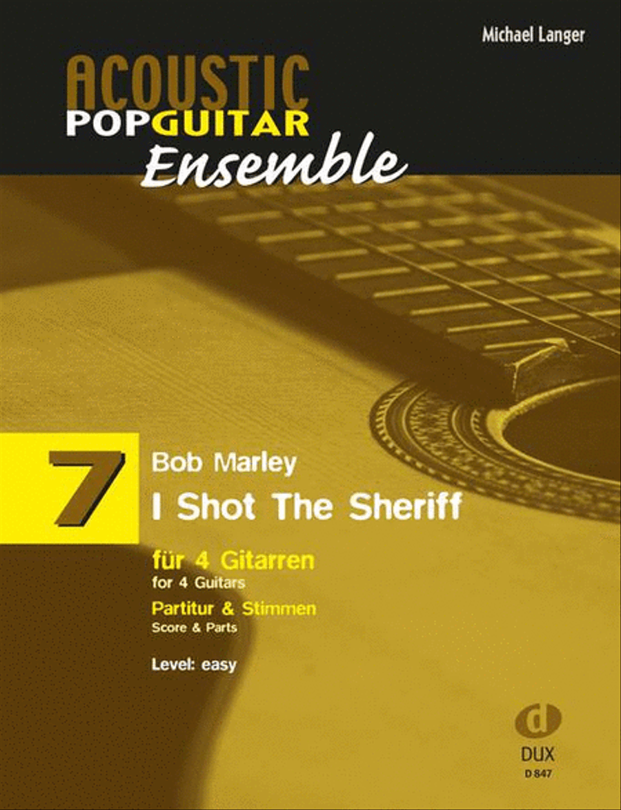 I Shot The Sheriff Guitar Ensemble scores gallery preview page 1