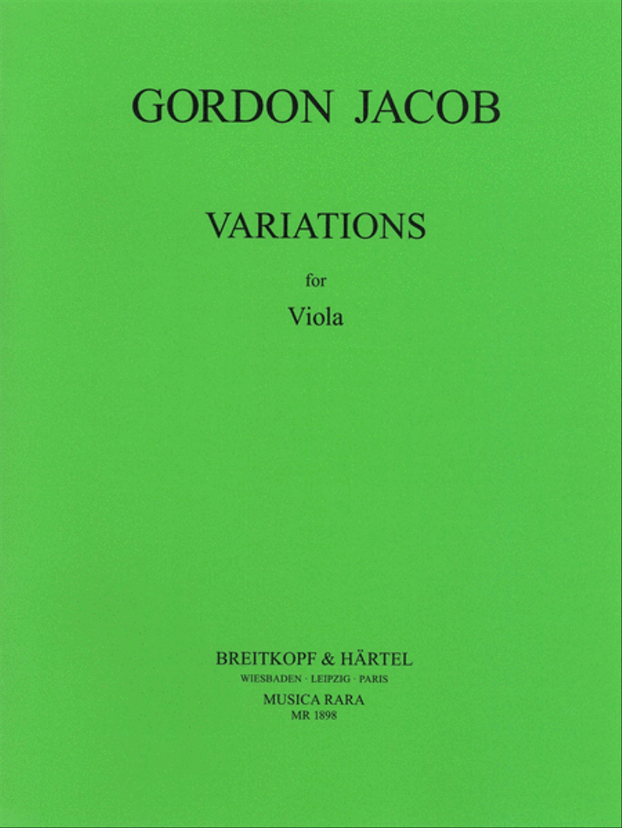 Variations Viola Solo scores gallery preview page 1