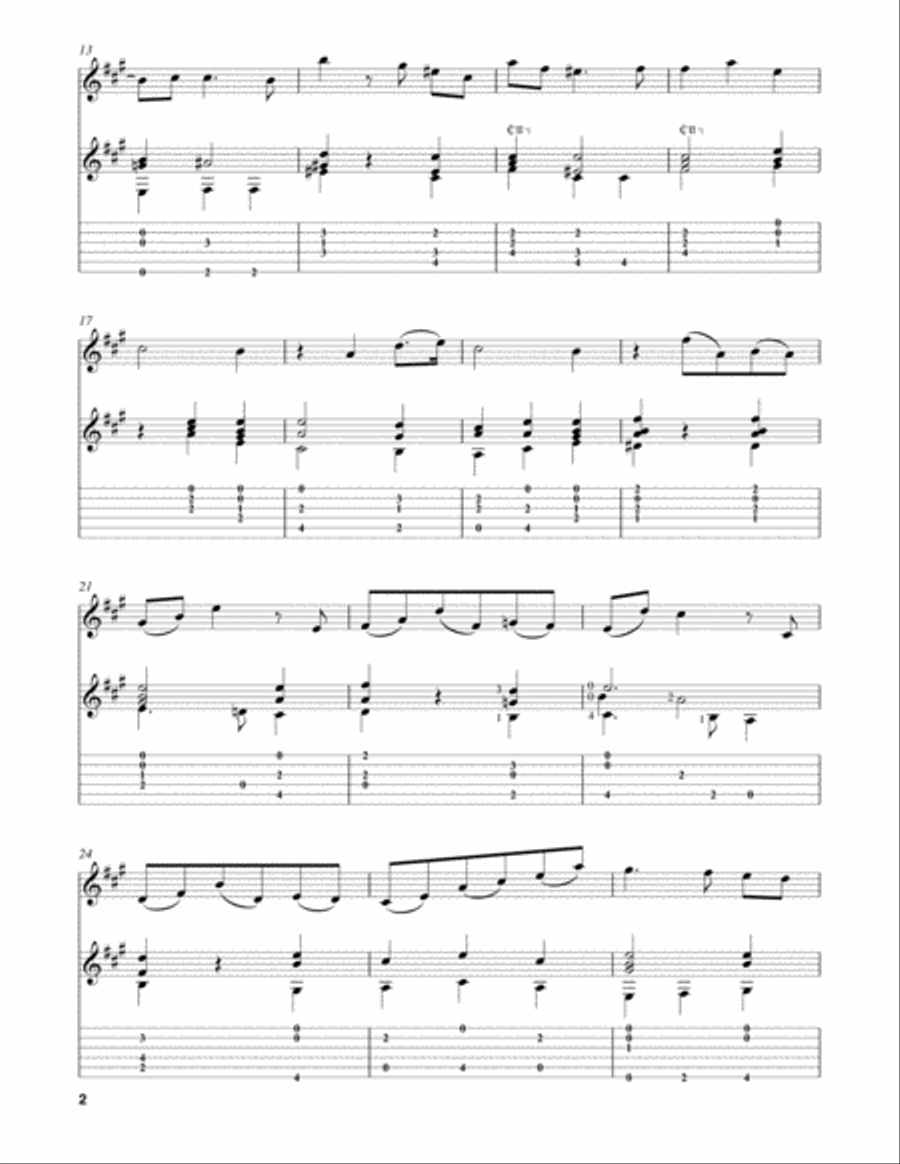 Dolce in A Major (from Violin Sonata in A Major, TWV 41:A6) Flute scores gallery preview page 2