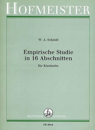 Book cover for Empirische Studie in 16 Abschnitten
