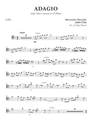 Marcello's Adagio for Cello and Piano