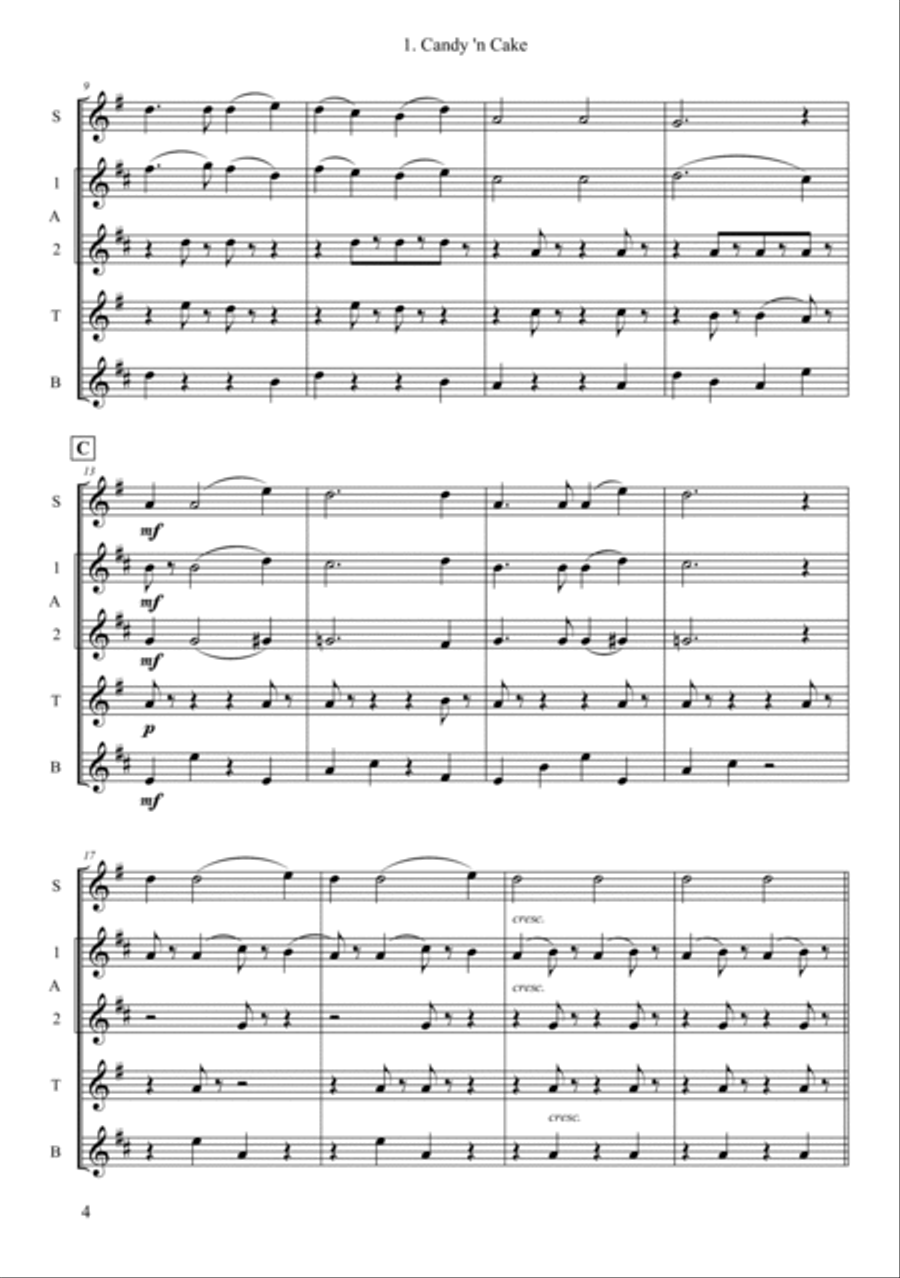 Christmas Suite Box - Score Only Woodwind Quintet scores gallery preview page 2