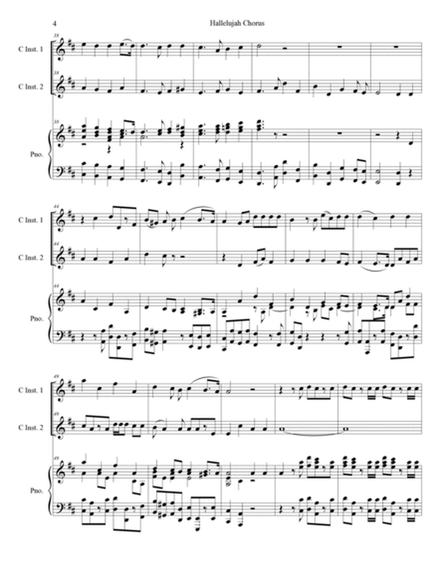 Hallelujah Chorus (Duet for C-Instruments) image number null