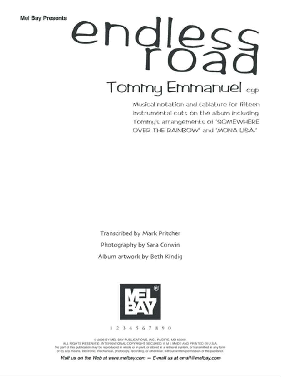Endless Road - Tommy Emmanuel Acoustic Guitar scores gallery preview page 2