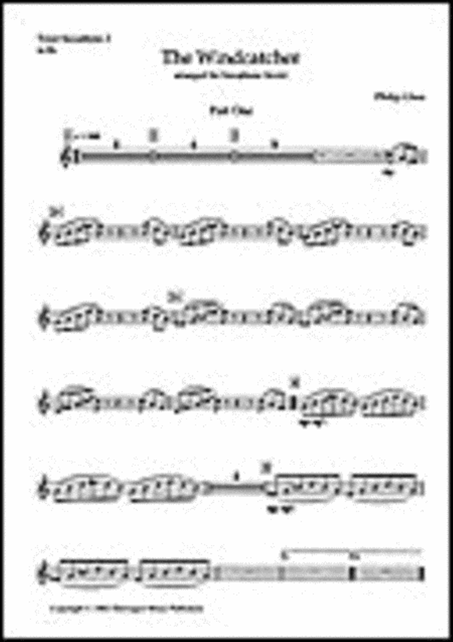 The Windcatcher Saxophone Ensemble scores gallery preview page 1