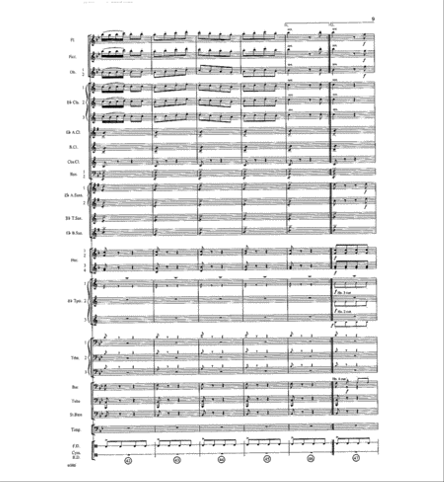 Farandole Concert Band scores gallery preview page 9
