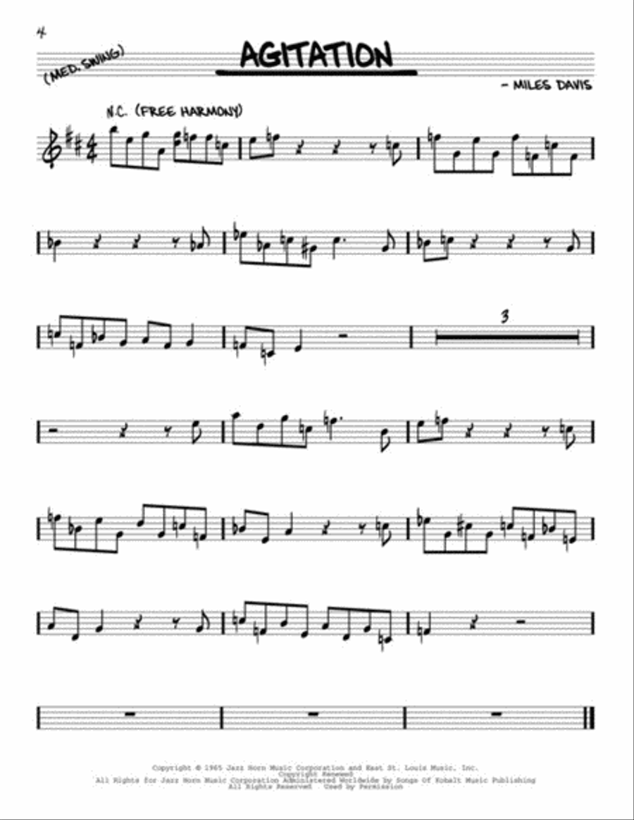 The Miles Davis Real Book - Second Edition B-Flat Instrument scores gallery preview page 3