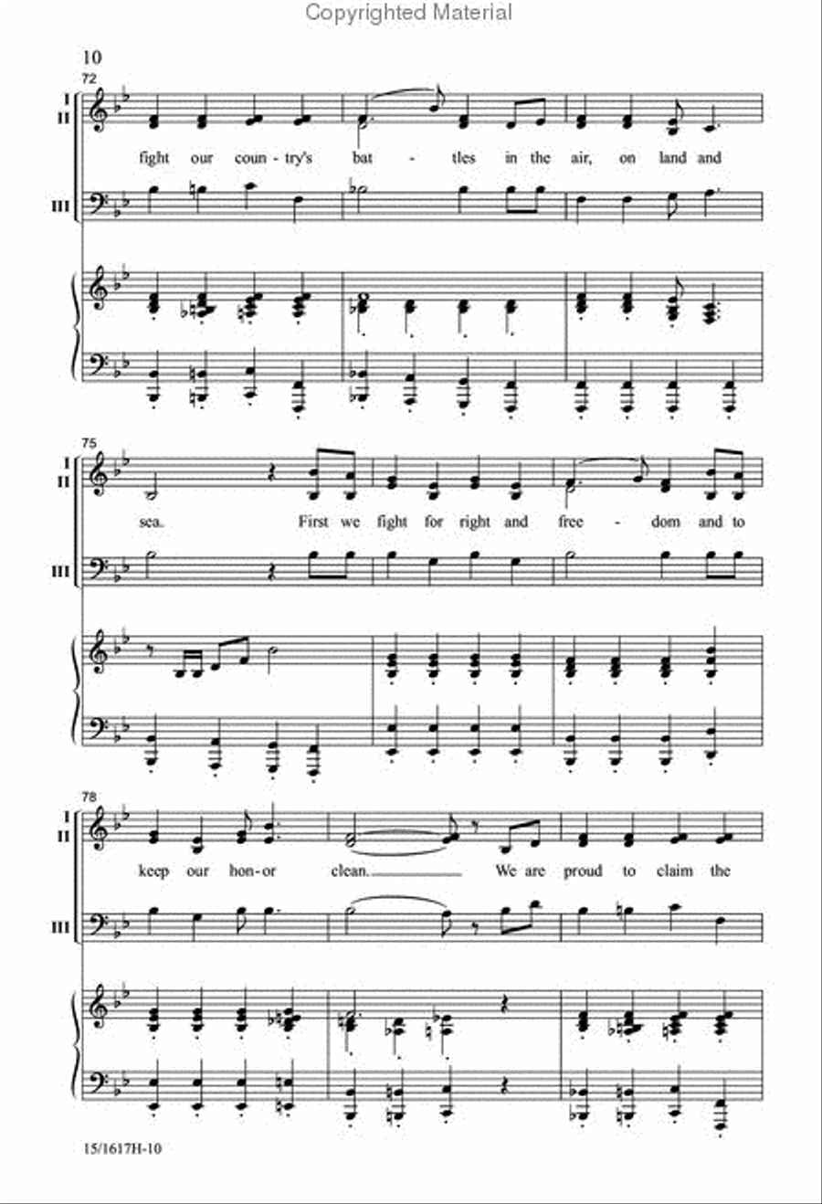 A Patriotic Salute 3-Part scores gallery preview page 9