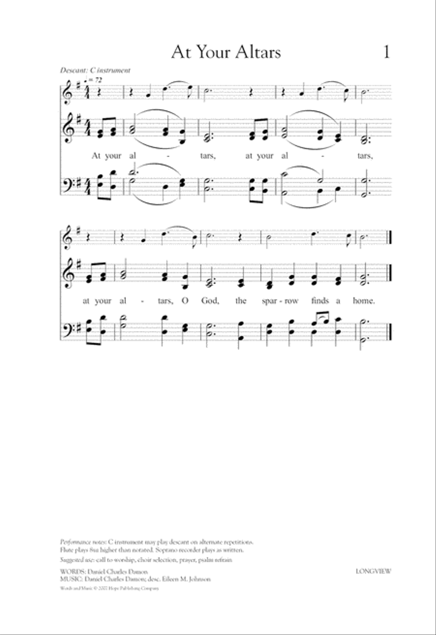 At Your Altars At Your Altars Choir scores gallery preview page 9