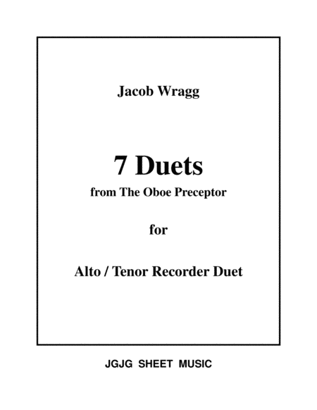 Seven Duets for Alto / Tenor Recorders image number null
