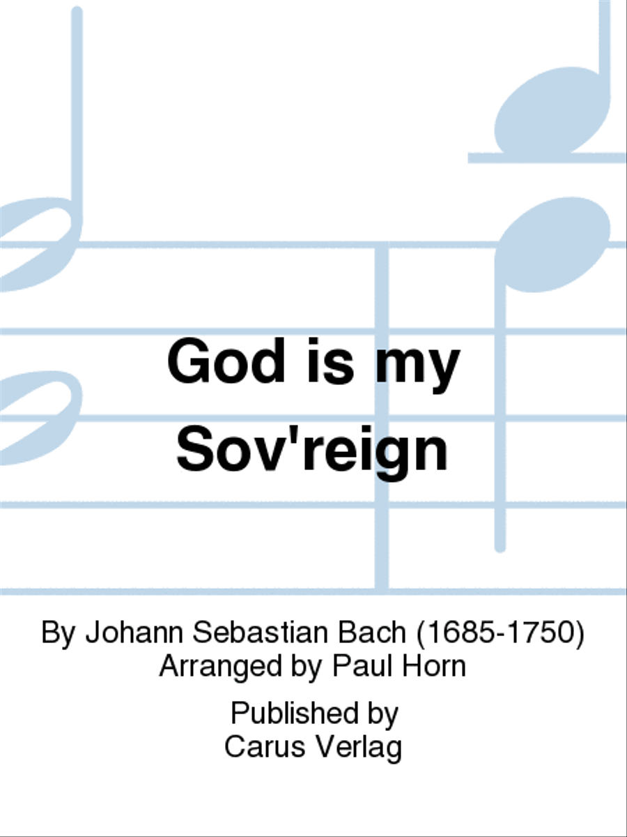 God is my Sov'reign (Gott ist mein Konig) Orchestra scores gallery preview page 1