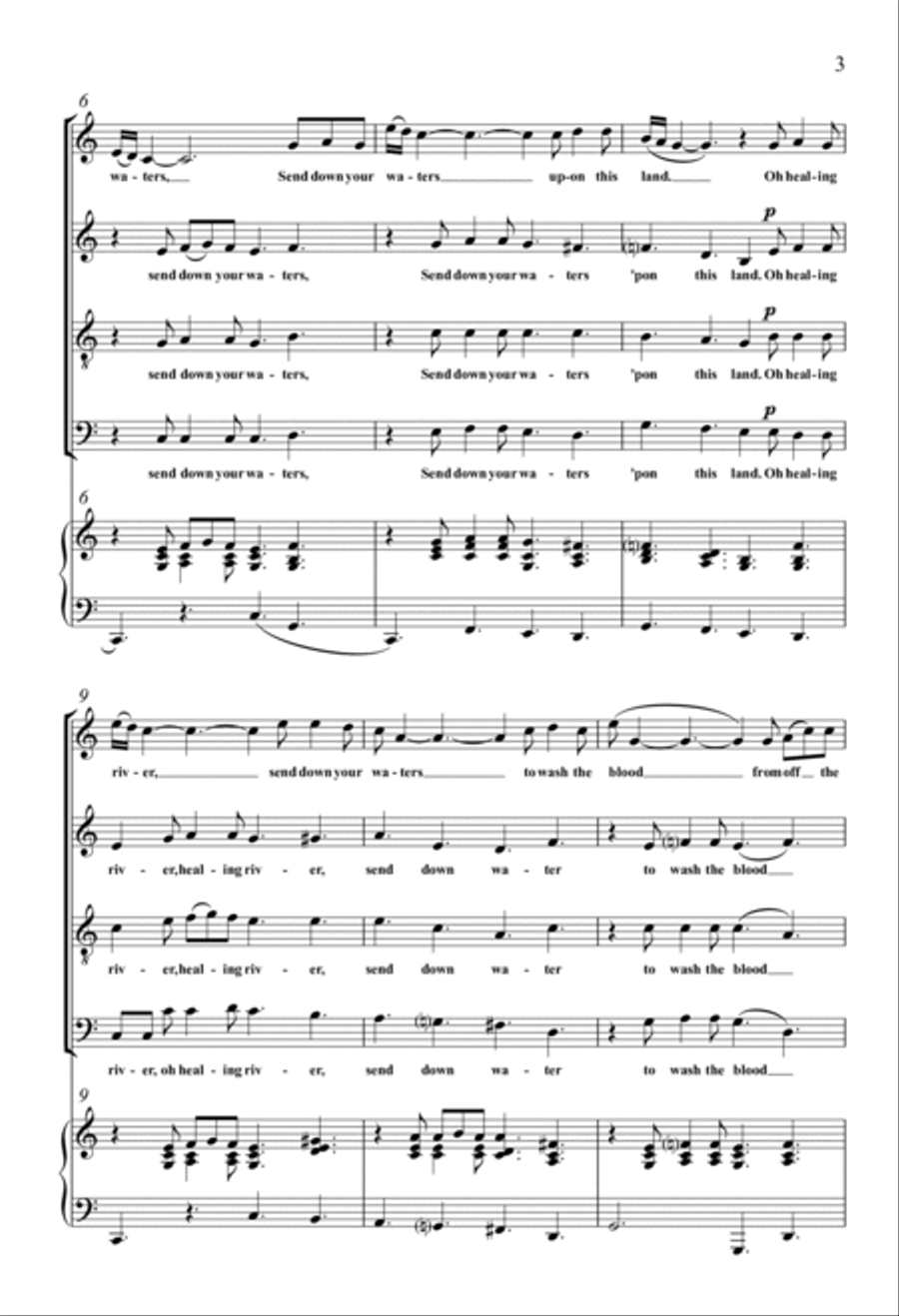 Healing River 4-Part scores gallery preview page 2