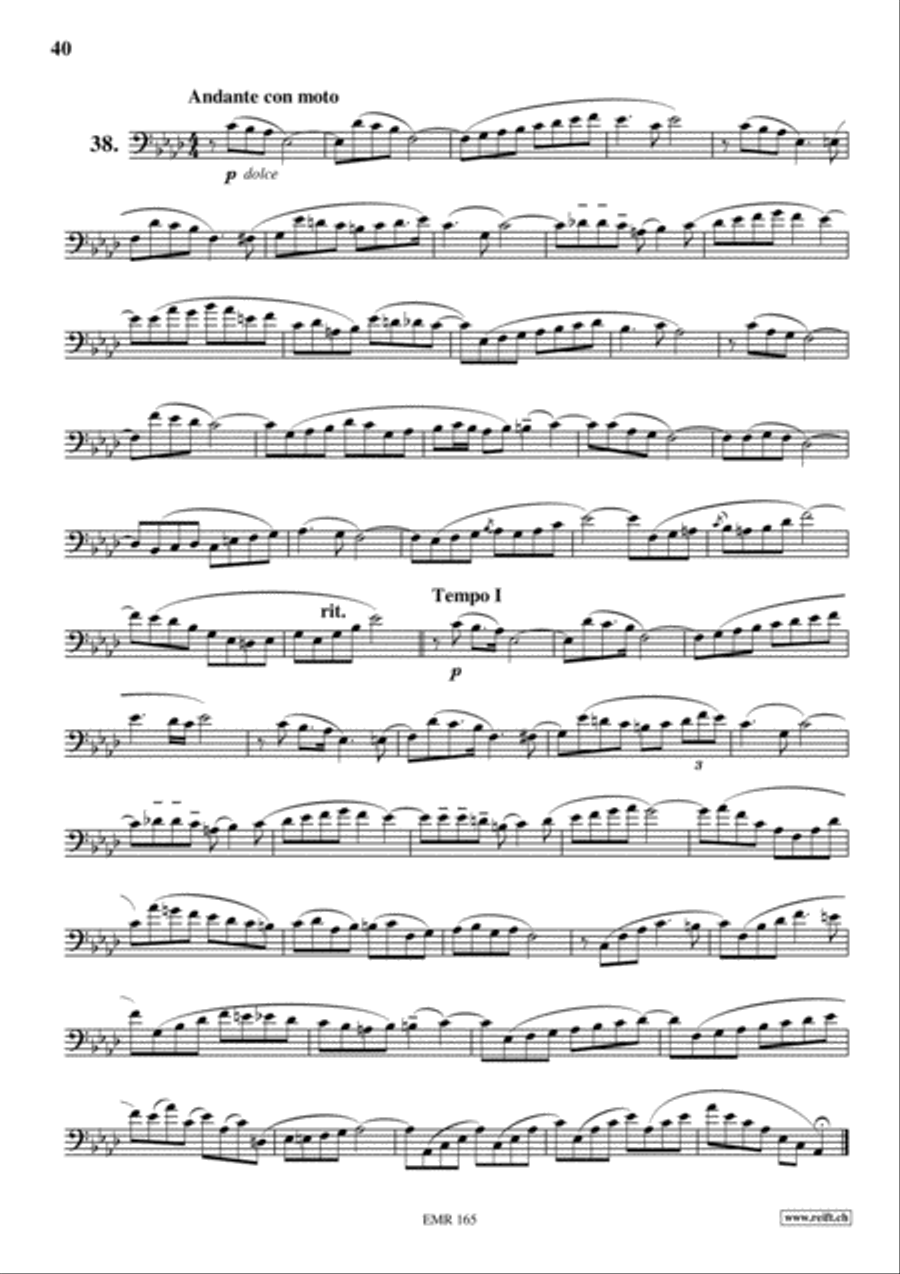 70 Studies Euphonium scores gallery preview page 14