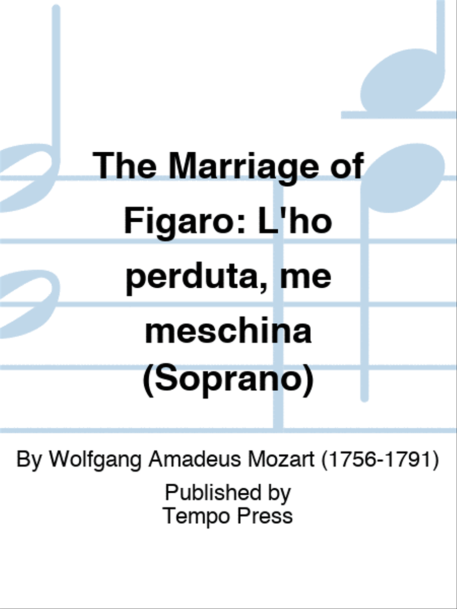 MARRIAGE OF FIGARO, THE: L