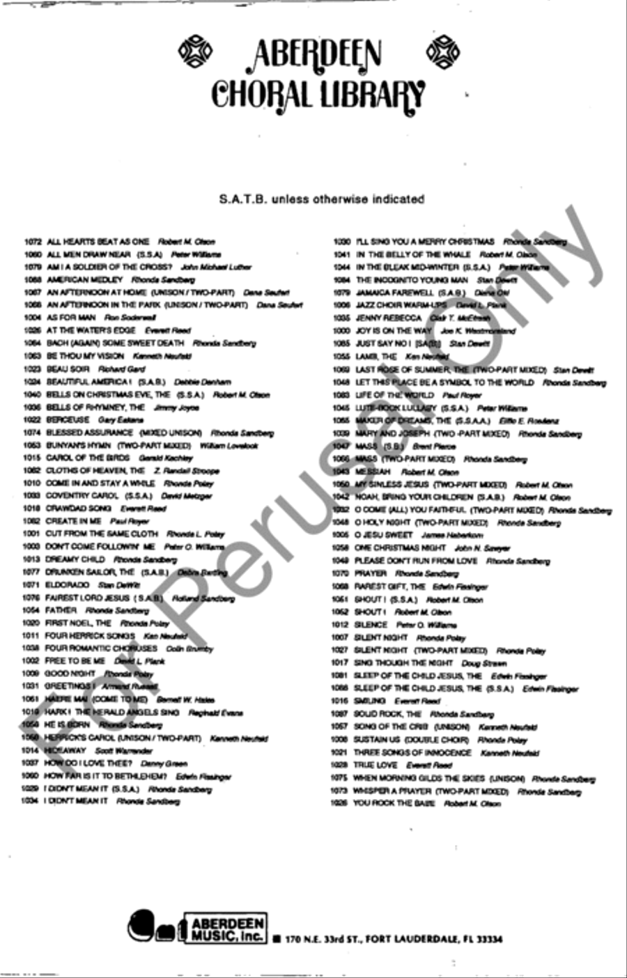 Sustain Us 4-Part scores gallery preview page 11