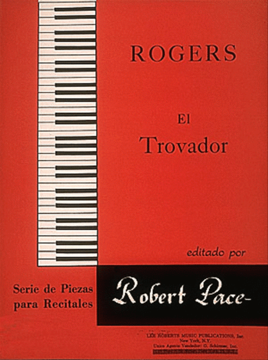 El Trovador Serie De Piezas Para Recitales Red (Sheet Music in Spanish) Piano Method scores gallery preview page 1