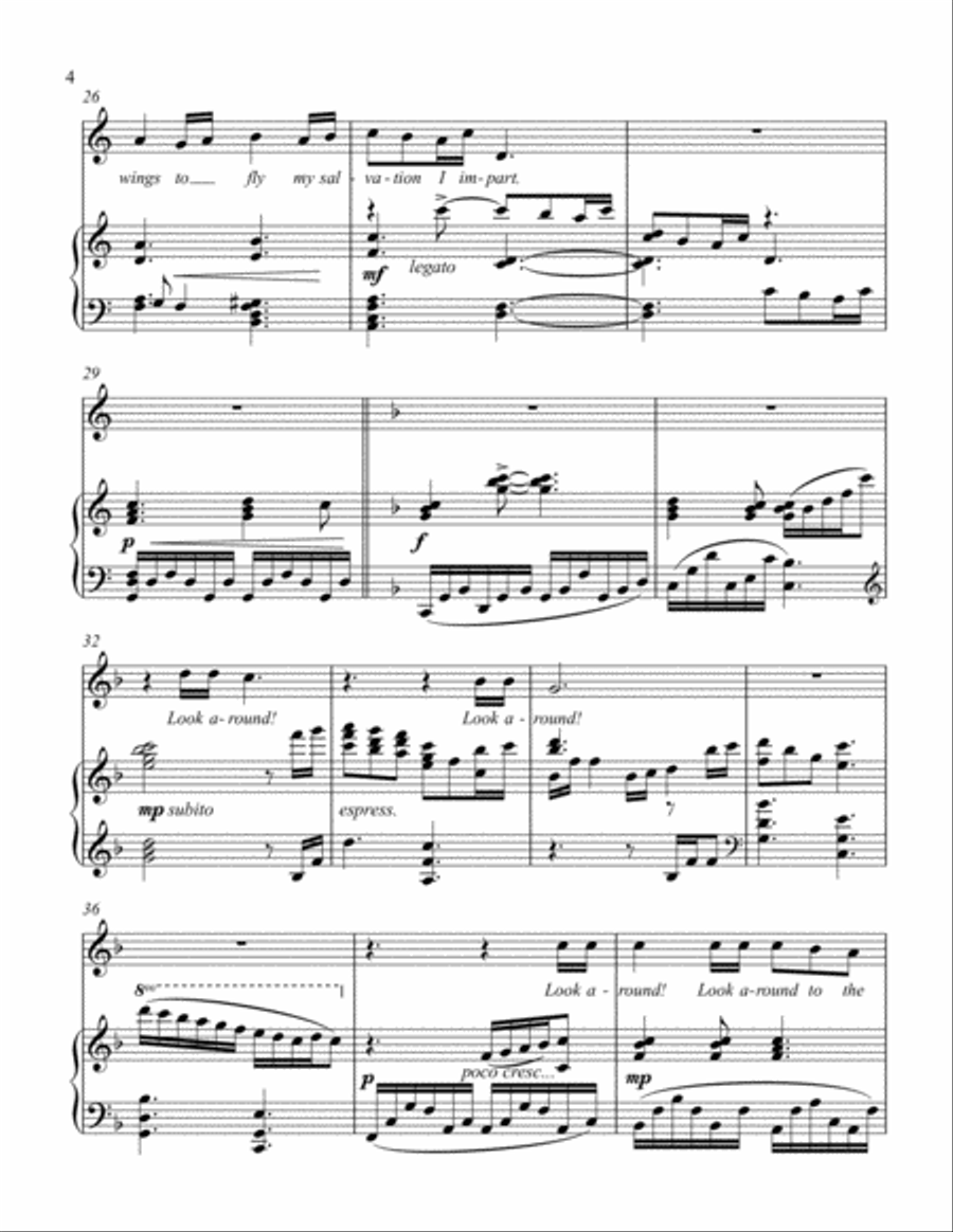 Without Wings Without Wings Alto Voice scores gallery preview page 4