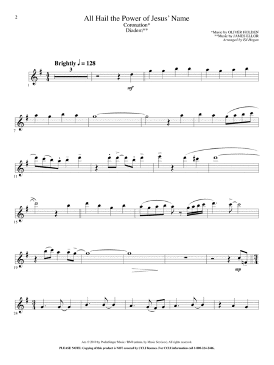 Creative Hymns for Alto Sax Alto Saxophone scores gallery preview page 2
